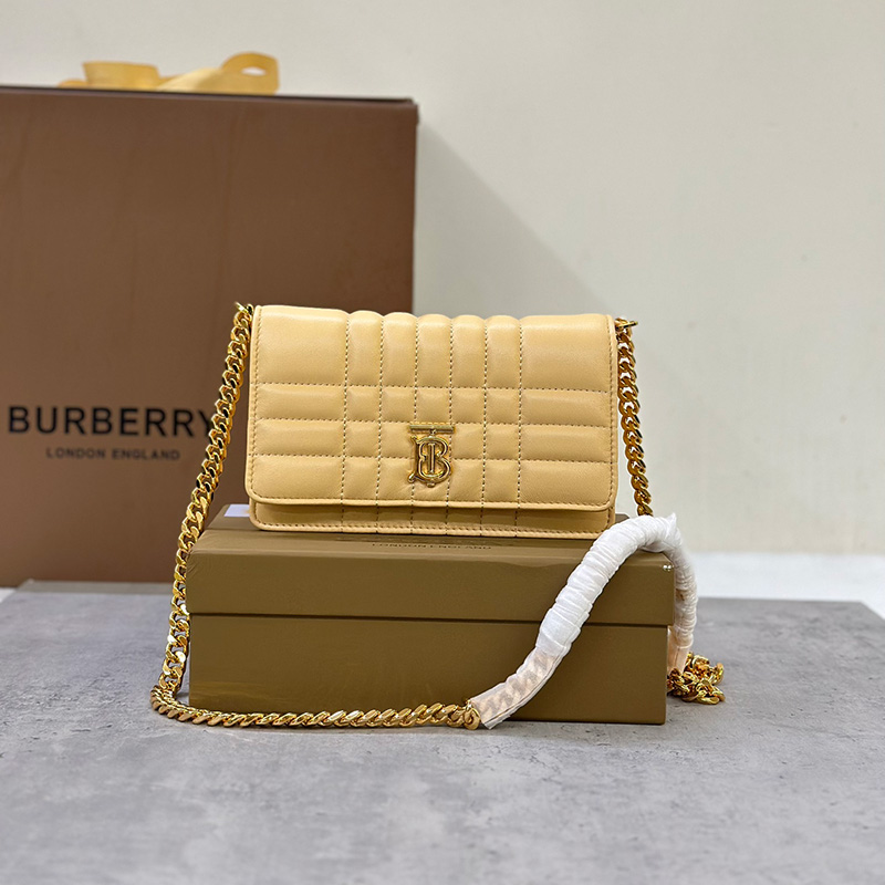 버버리 여자 롤라 클러치 쿨 레몬 80697541