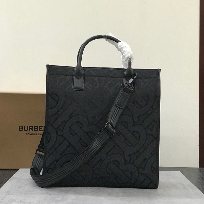 버버리 DENNY 모노그램 프린트 토트백 80436911