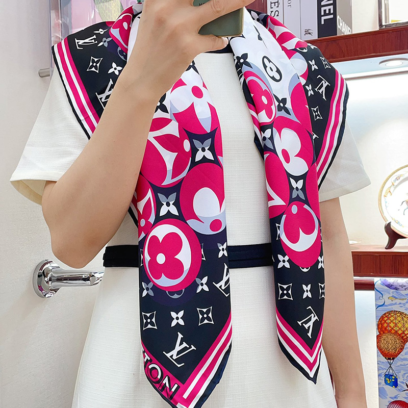 루이비통 스퀘어 고품질 스카프 2컬러 02