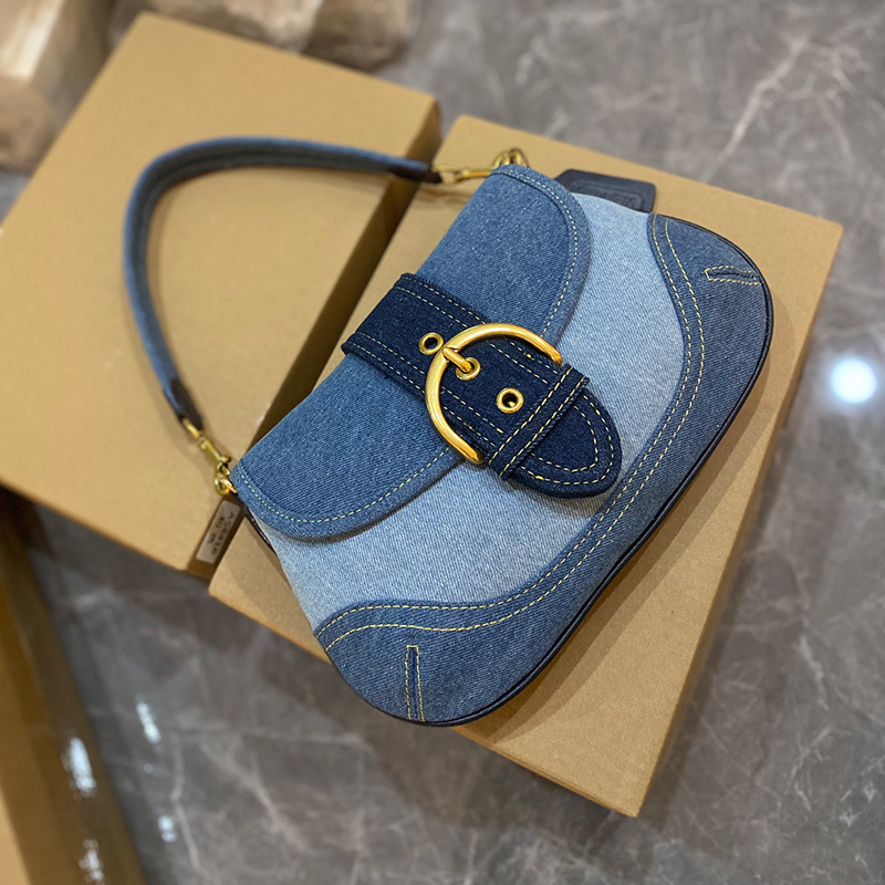 코치 소호백 업사이클드 리퍼포스드 데님 CR737 B4LJF