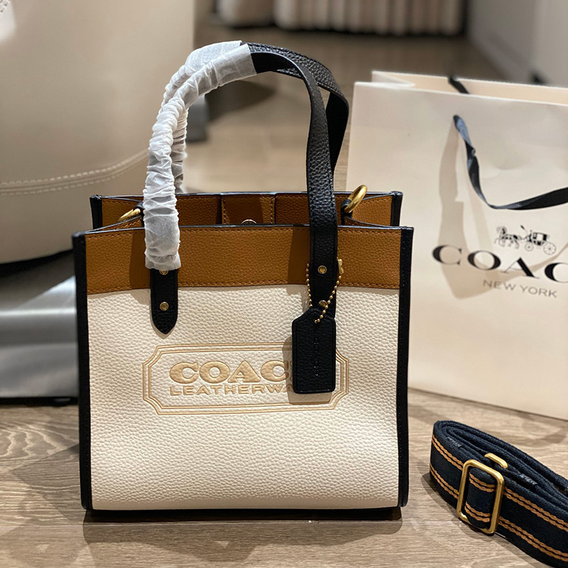 코치 여성 미니 필드 토트 22 숄더백 C3461