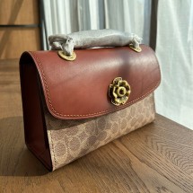 COACH 코치 olleh 동백 미니 / 미듐 parker 여성 숄더 크로스 체인백  2컬러 34256