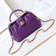 샤넬 MINI BAG WITH TOP HANDLE 핸들 장식의 미니백 램스킨, 골드 메탈 퍼플 5컬러 AS4958