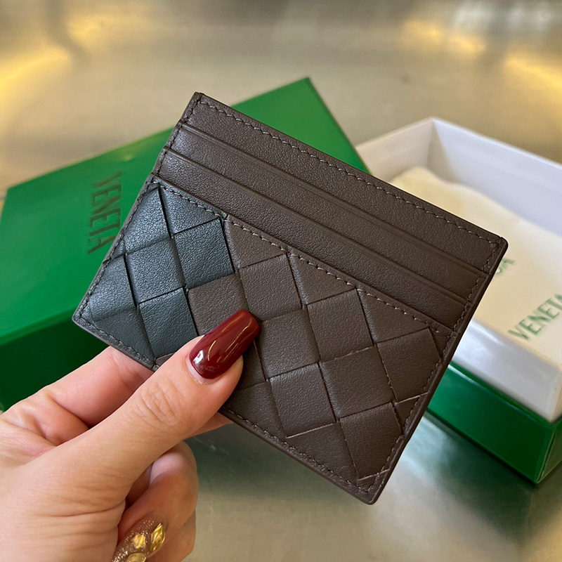 보테가베네타 땋은 신용카드 케이스 2컬러 743209