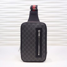 구찌 슈프림 웹스트라이프 웨빙 스트랩 코팅 벨트백 478325