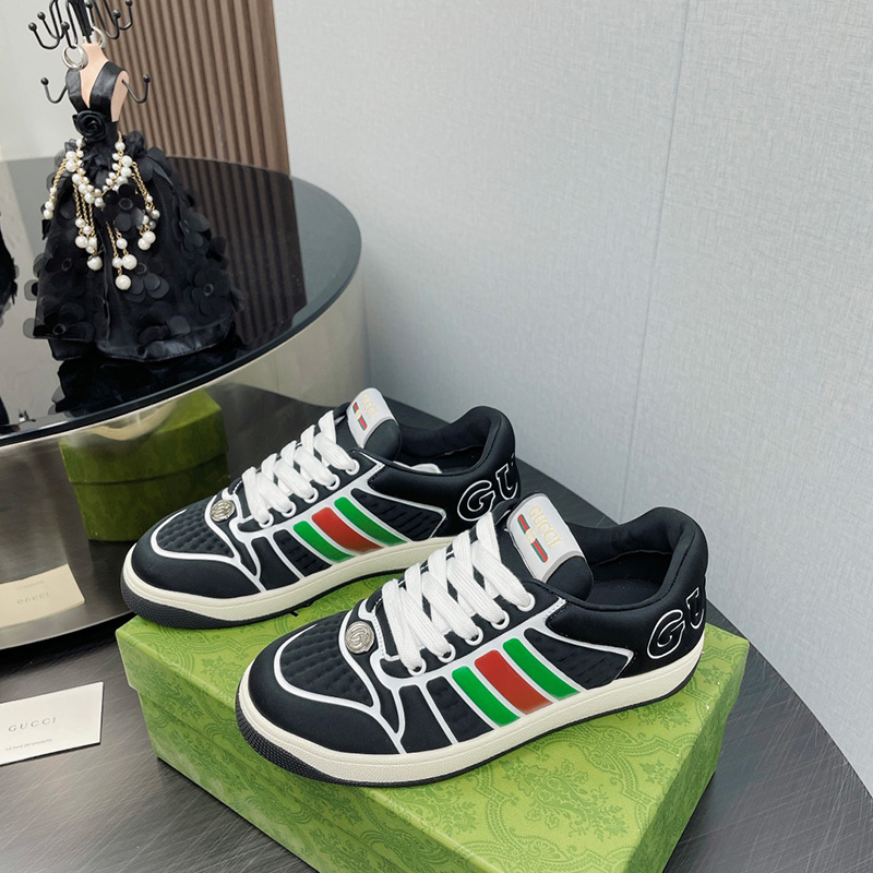 구찌 남성 스니커즈 웹 스트라이프 스크리너 스니커즈 남성용 780260