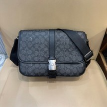 코치 리그 메신저 백 인 시그니처 자카드 CU041