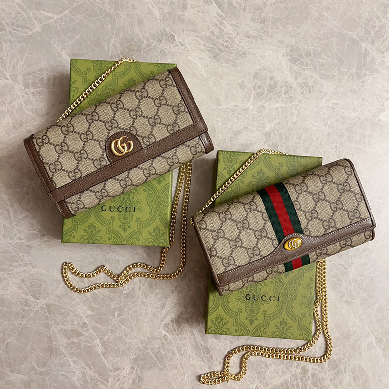 [구찌] 오피디아 체인 지갑 / 장지갑 2종류 772309 546592