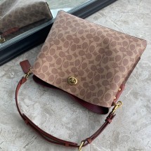 24SS 여성 윌로우 숄더백 TAN RUST 브라운 C2745