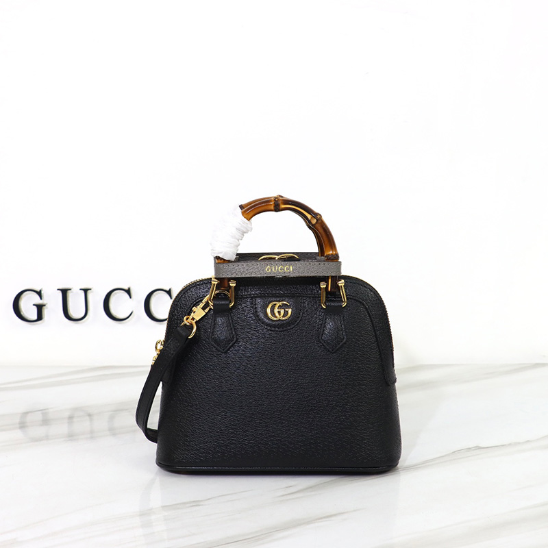 구찌 다이애나 미니 뱀부 핸들 토트백 715775