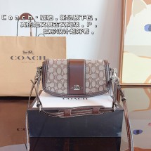 코치 시그니처 자카드 안드레아 숄더백 CT767 SVS8S