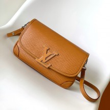 루이비통 부시 에삐 숄더백 골드 미엘 브라운 M59459