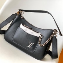 루이비통 마렐 에피 레더 숄더백 블랙 M80689