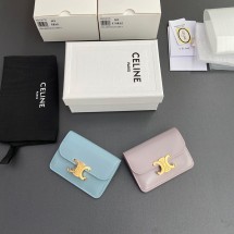 셀린느 플랩 트리옹프 카드 지갑 홀더 트리오페 2컬러 10I583DPV 07PB