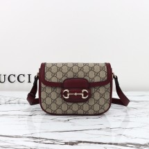 구찌 호스빗 1955 캔버스 레더 크로스백 815205