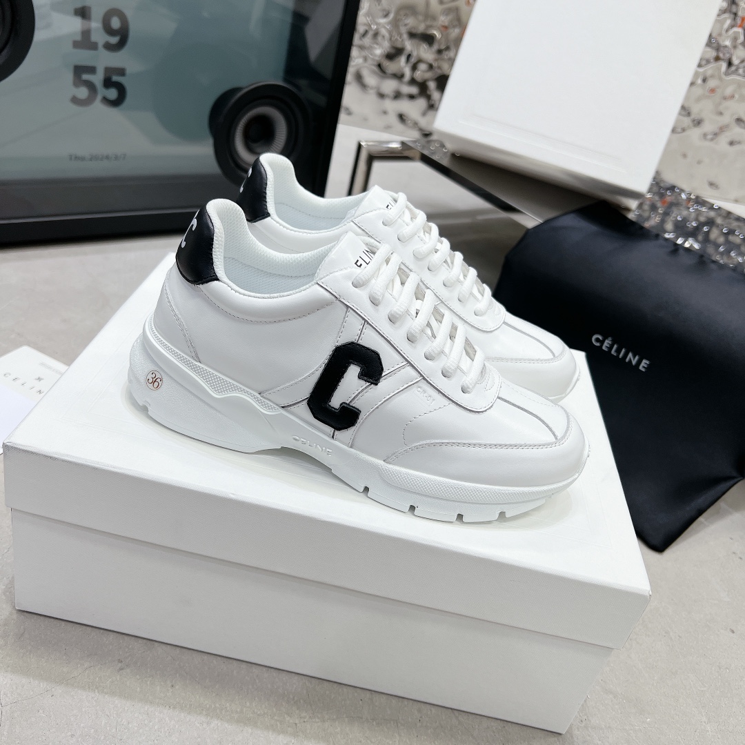 셀린느 러너 CR 02 로우 레이스업 스니커즈 4컬러 359293338C 01OK