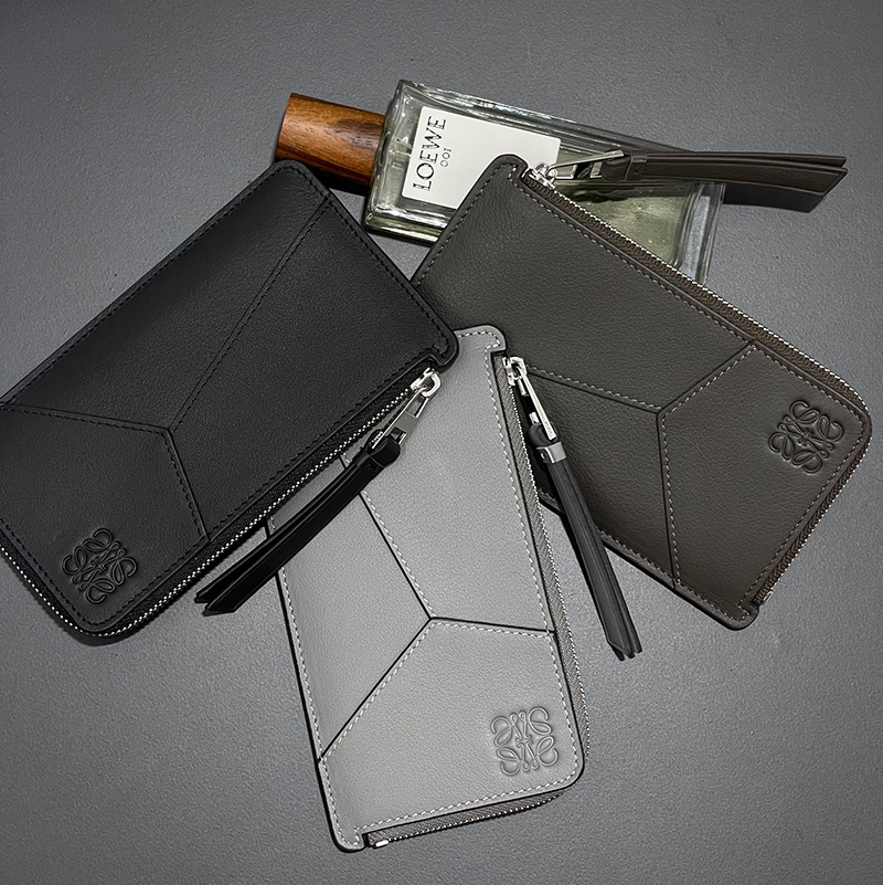 로에베 클래식 송아지 가죽 퍼즐 롱 코인 카드홀더 3컬러 C510G17X05