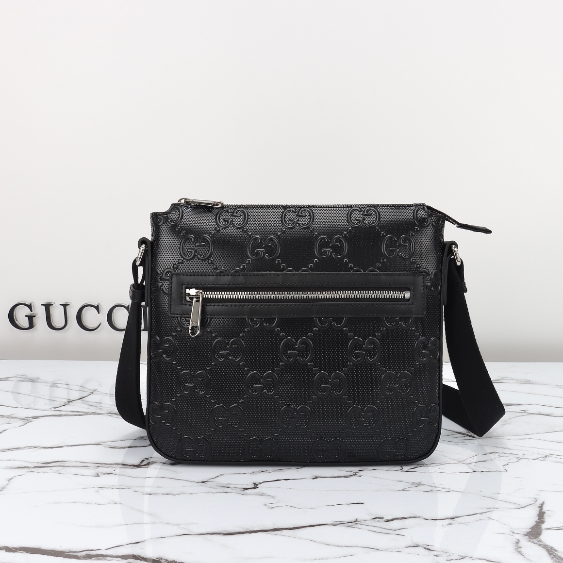 구 찌 GG 엠보스 스몰 메신저백 406410 1W3CN 1000