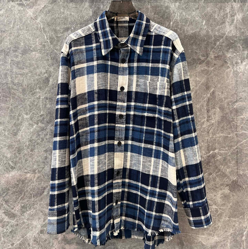 셀린느 프레이드 체크 코튼플란넬 셔츠 2C59A366X. B0081161551