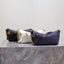 디올 Diorstar 체인 호보백 블루 그래픽 까나쥬 데님 3컬러 S3202UDDQ M49E