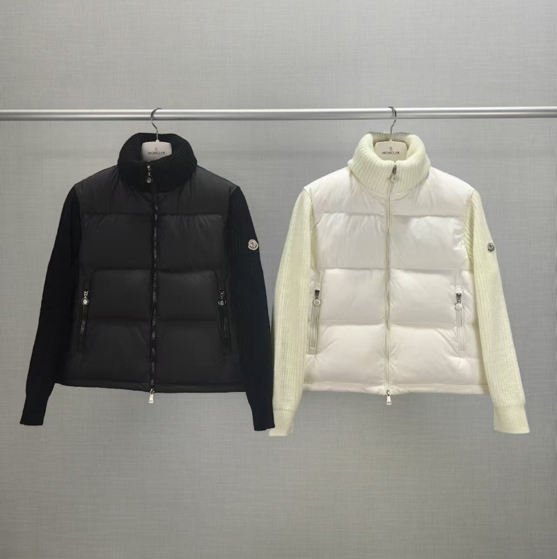 몽클레르 하이넥 테일러드 긴팔 다운함유 여성 점퍼 2컬러 9B00025M124999