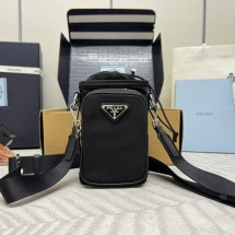 프라다 리나일론 폰 케이스 겸 미니 크로스백 2ZH155