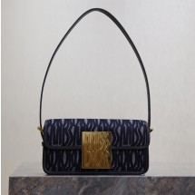 디올 미스 디올 플랩 백 올오버 블루 데님 M2610UDXR_M49E