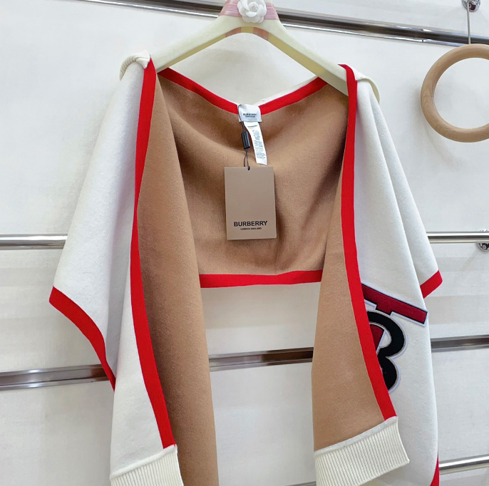 버버리 고품질 후드 케이프 03