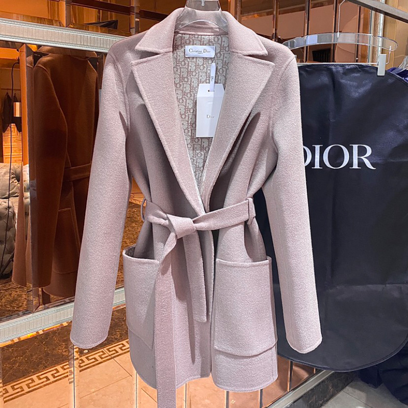 디올 오블리크 벨티드 코트 2컬러 310M50A1375