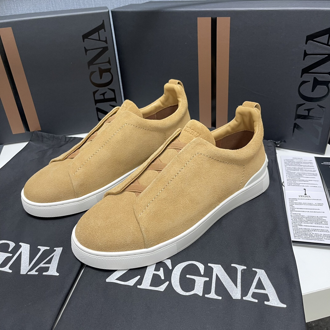 제냐 TAUPE 스웨이드 슬립온 스니커즈 2컬러 LHSOYS4667ZCOC