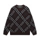 버버리 체크 울 블렌드 릴렉스 핏 스웨터 스너그 2컬러 80934991