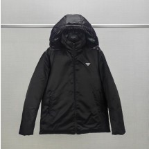 프라다 후드 리나일론 다운 자켓 SGC398