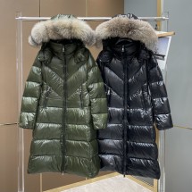 몽클레르 클래식 캐주얼 롱 방한방수 후드 여성 패딩2컬러  F20931C57501C0065742