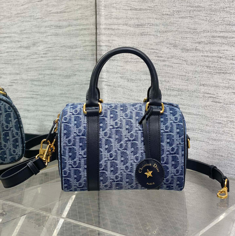 디올 오블리크 그루브 20 백 블루 데님 M1364UDCE_M49E