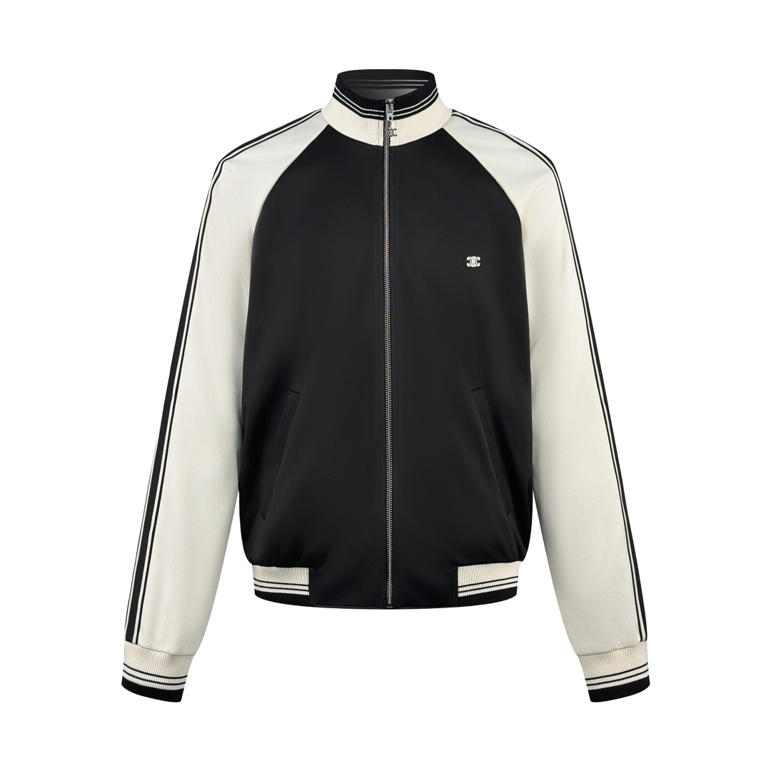 셀린느 트랙수트 자켓 더블 페이스 저지 2Y14H121O 38EC