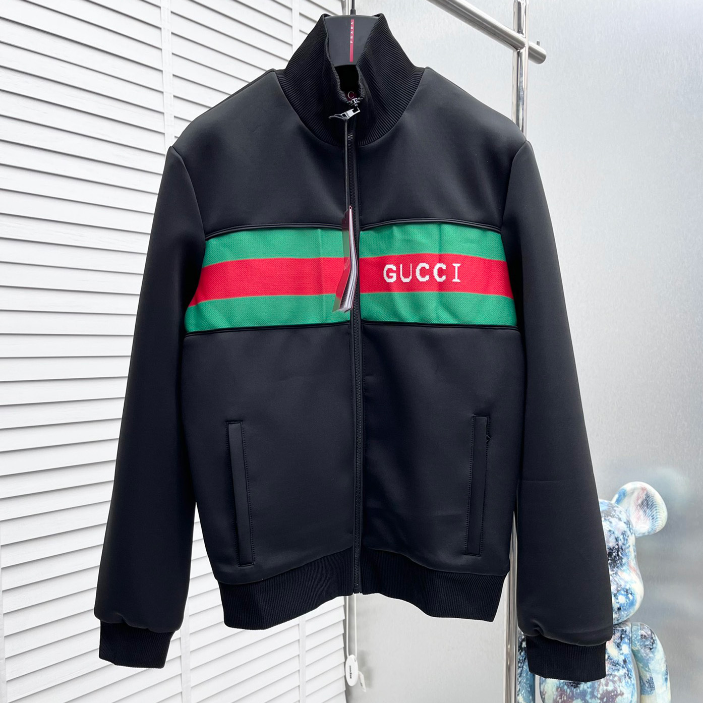 구찌 로고 밴드 지퍼 스웨터 상의 하의 셋트 787872