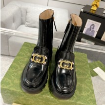 구찌 소가죽 컴포트 데일리 앵클부츠 700270