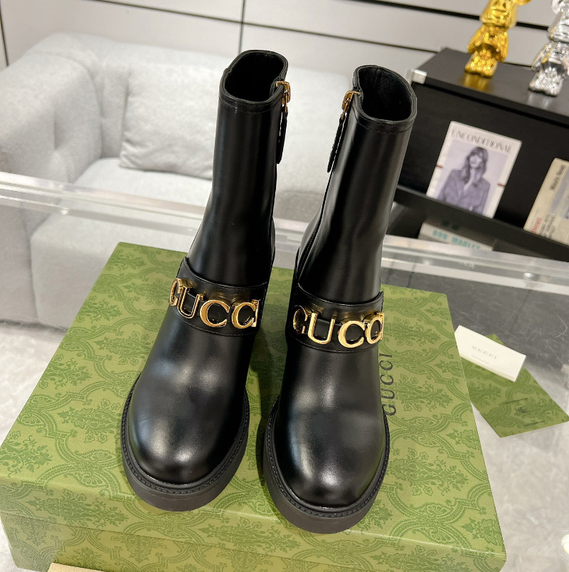 구찌 CARA 여성 앵클 부츠 750538