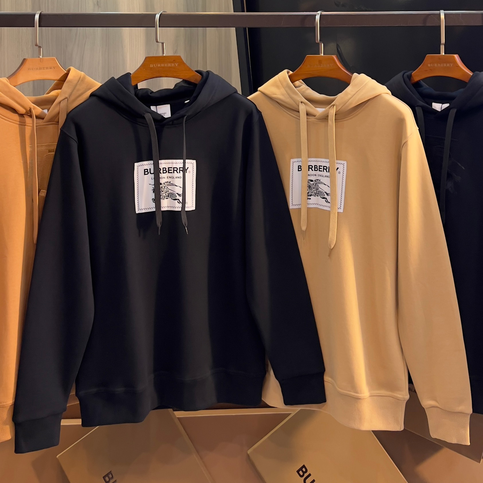 버버리 티셔츠 맨투맨 Prorsum Label Cotton Hoodie 2컬러 80684641