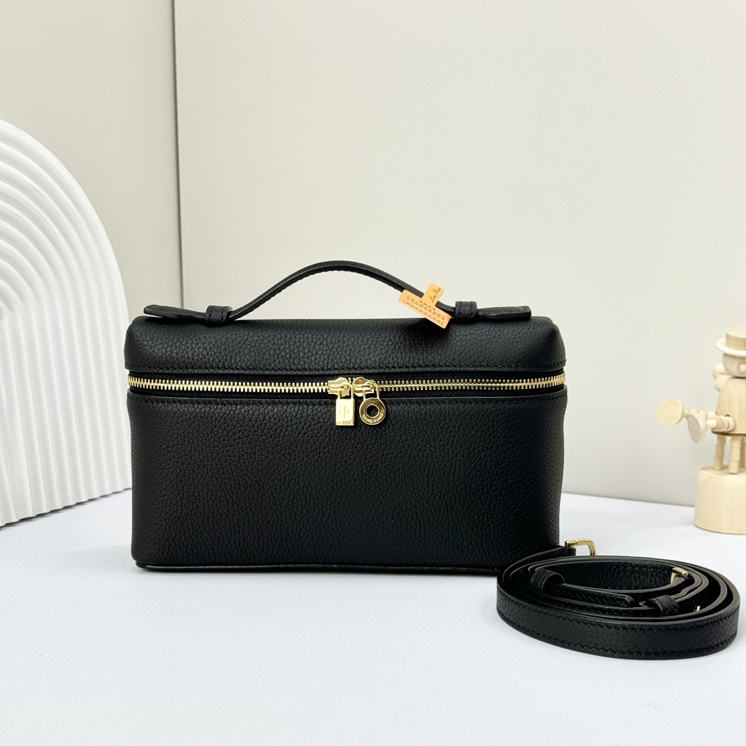 로로피아나 엑스트라 포켓 파우치 L19 카멜  12컬러 FAN4046