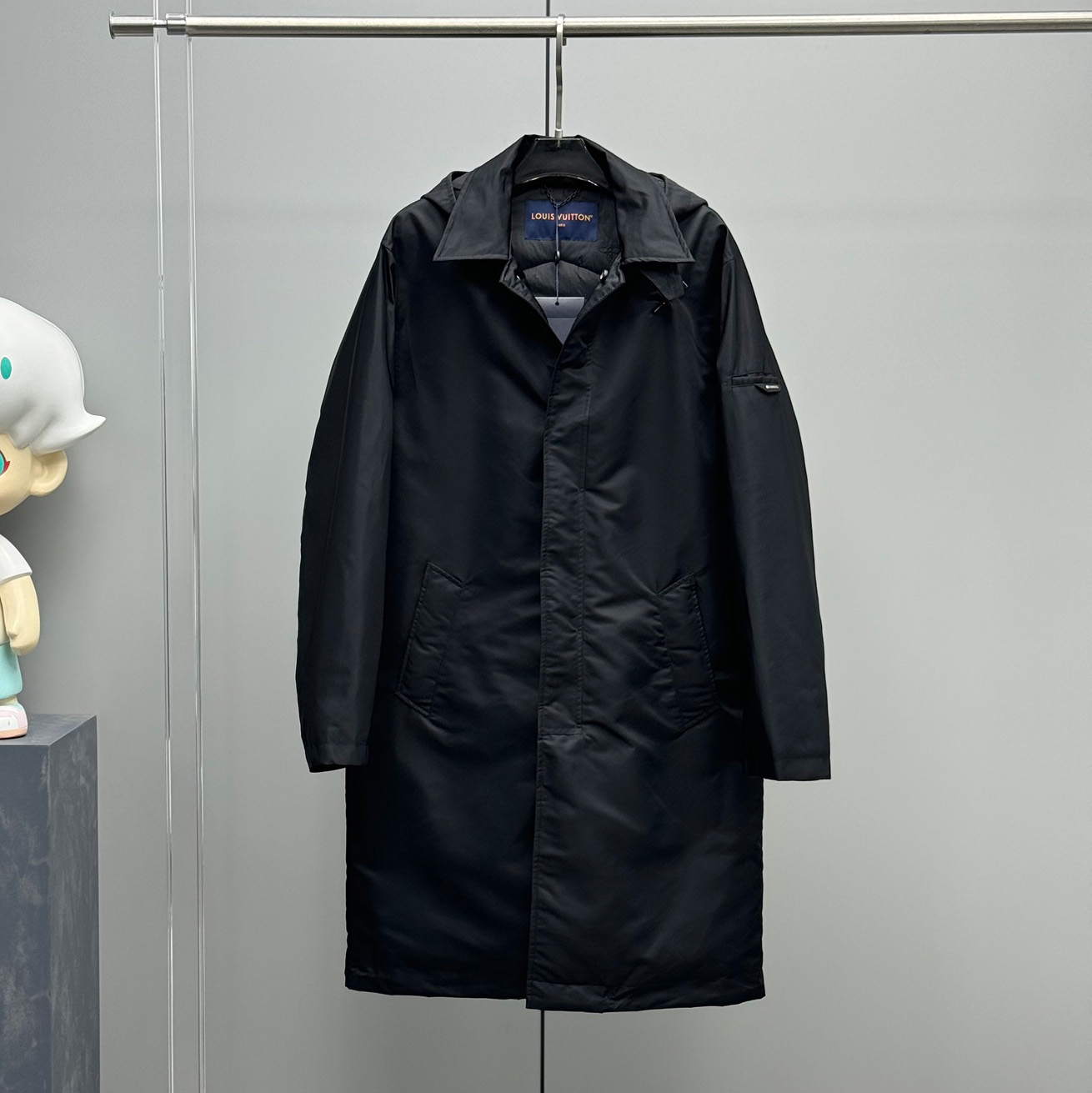루이비통 후드 나일론 코트 1AFABM