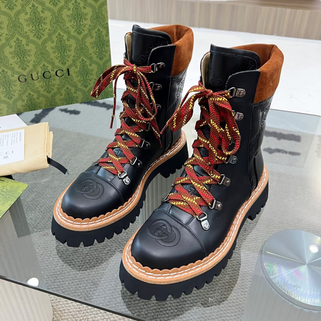 구찌 GG 앵클 부츠 758284