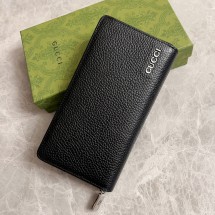 구찌 구찌 로고 장지갑 블랙 771154