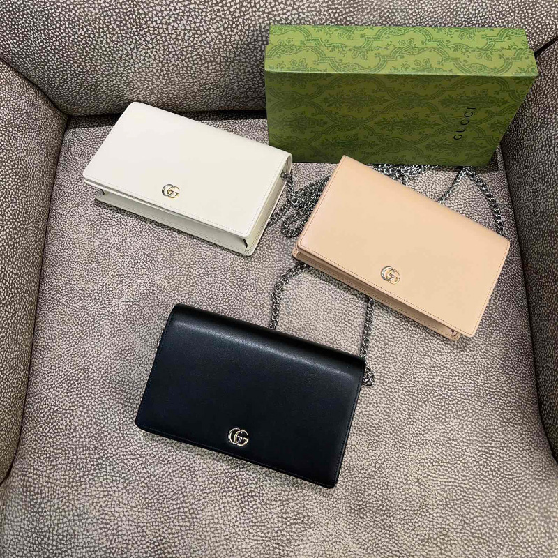 구찌 여성 지갑 GG 마몬트 체인 3컬러 790060