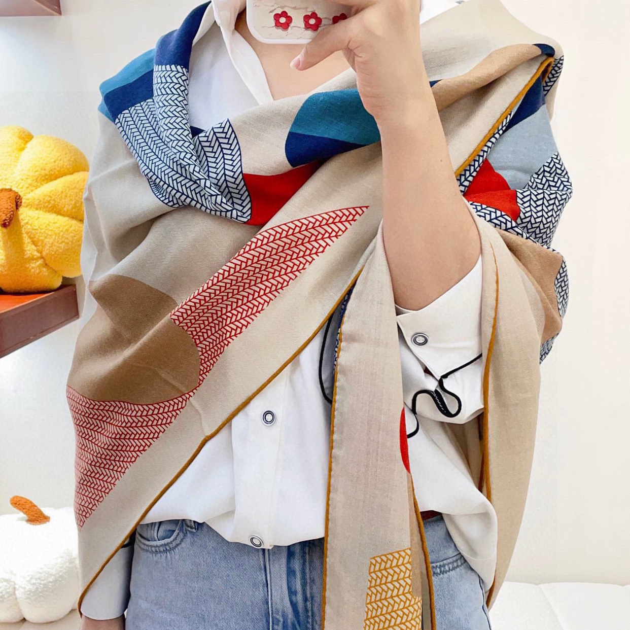 에르메스 고품질 스카프  머플러 10