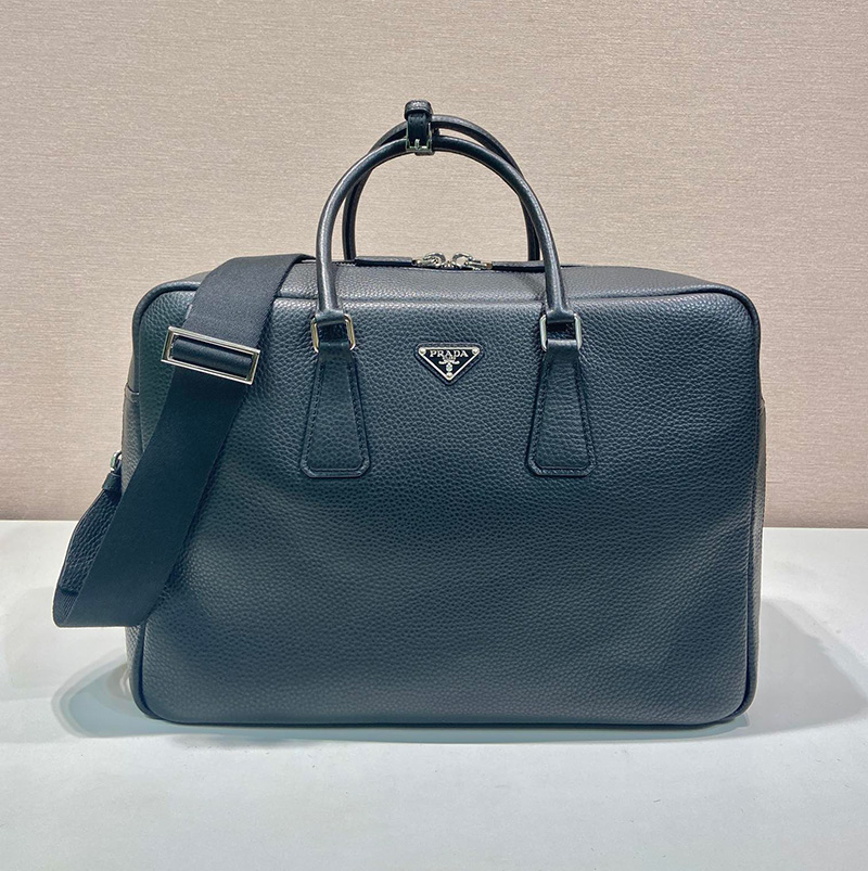 프라다 가죽 브리프케이스 2VE339 2BBE F0002 V OOO