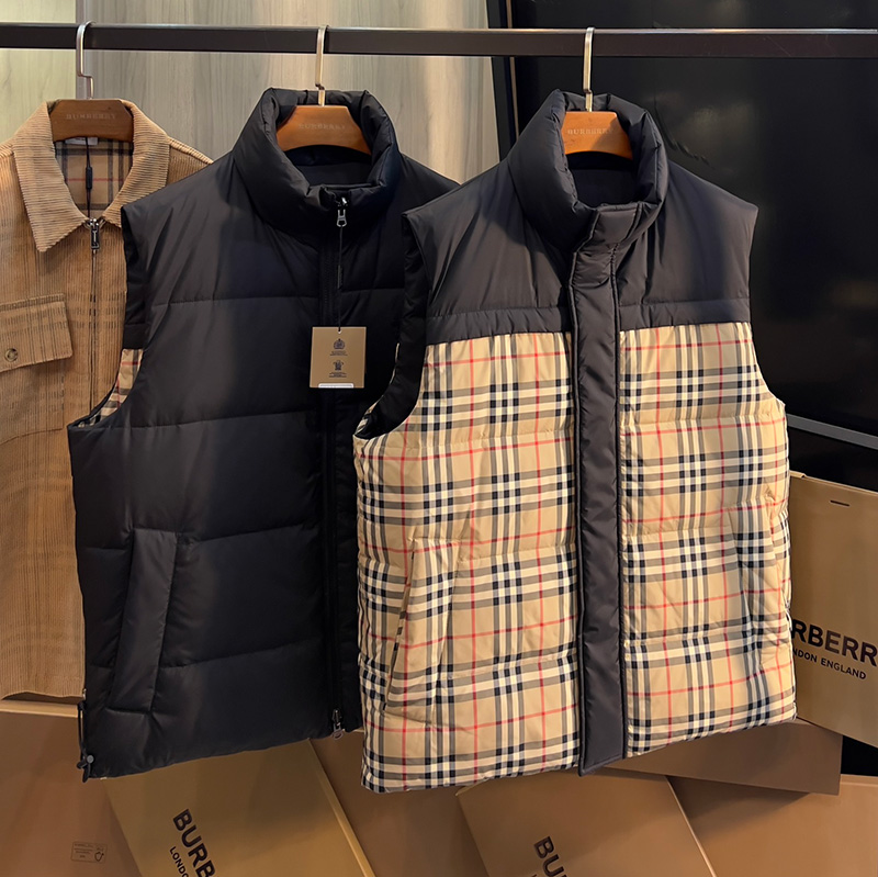 버버리 리버시블 퍼퍼 질레 80713661