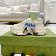 구찌 여성 디즈니 라이톤 스니커즈 남녀공용 646506 DRW00 9522