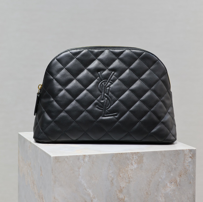 생로랑 퀼팅 코스메틱 파우치 742662