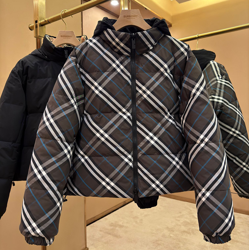 버버리 BURBERRY 리버시블 체크 나일론 퍼퍼 재킷 2컬러 80961311